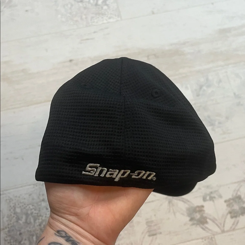 Snap On Black and Silver Youth Baseball Hat